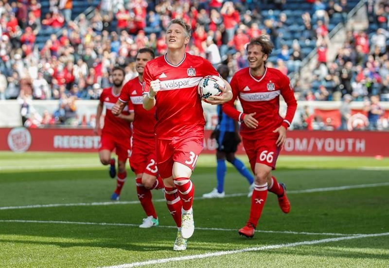 El gol de Schweinsteiger no basta a Chicago para vencer a Montreal