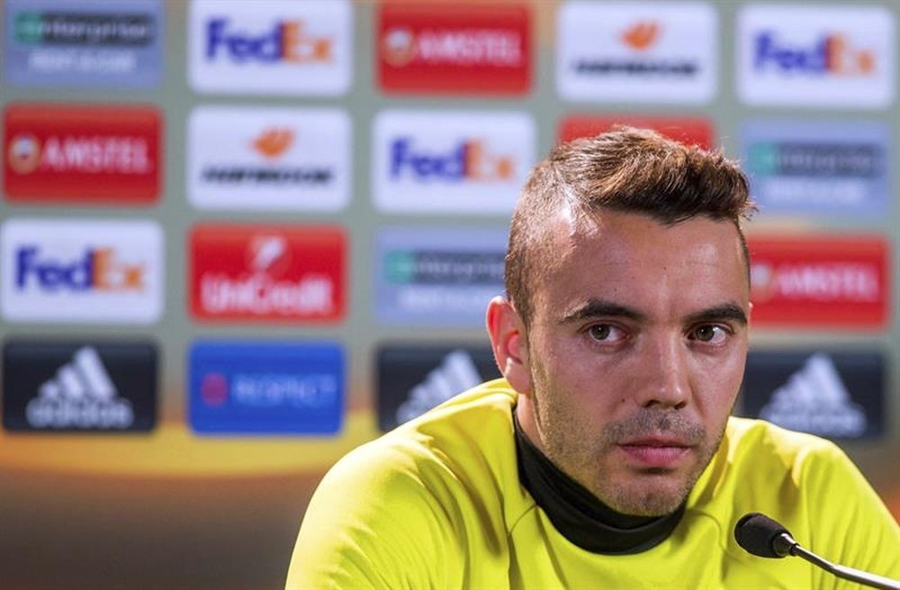 Iago Aspas es el líder del ataque del Celta. EFE