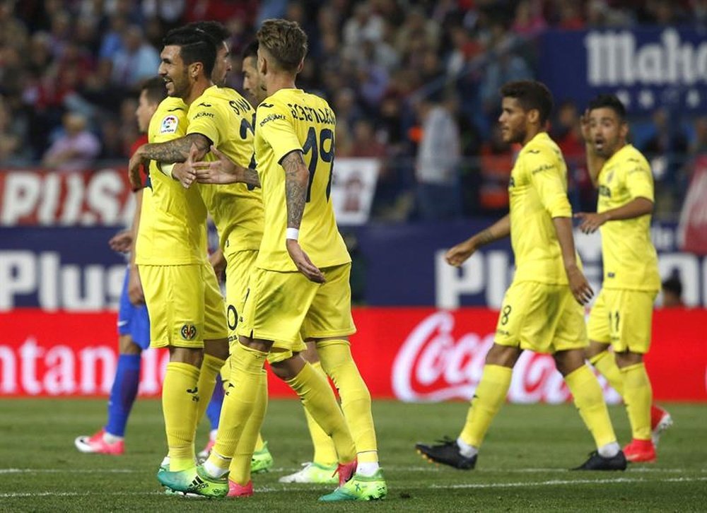 Roberto Soriano fue el autor del único gol del Atlético-Villarreal. EFE