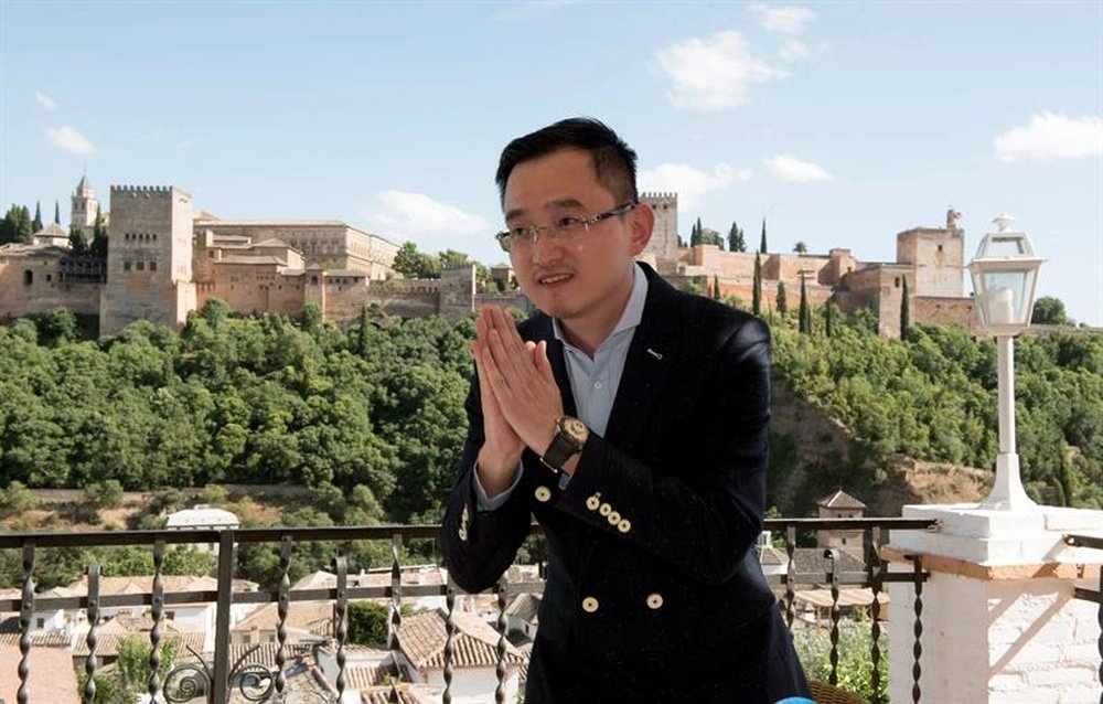 El propietario del Granada, el chino Jiang Lizhang. EFE/Archivo