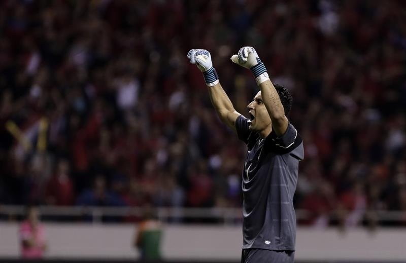 Keylor es la estrella de Costa Rica. EFE