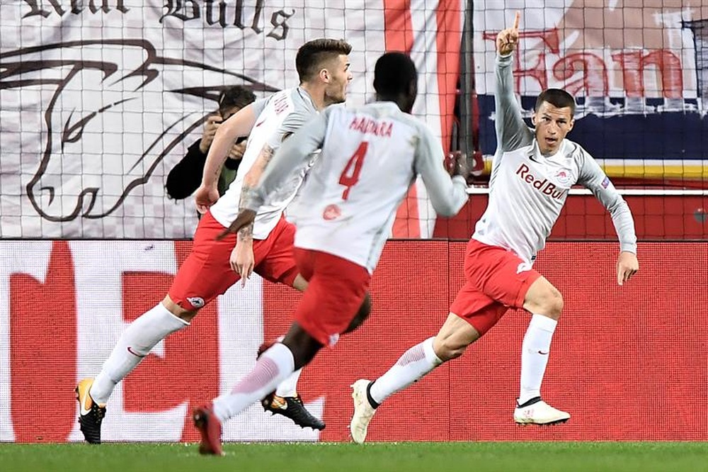El Salzburgo remontó y estará en semis de Europa League. EFE