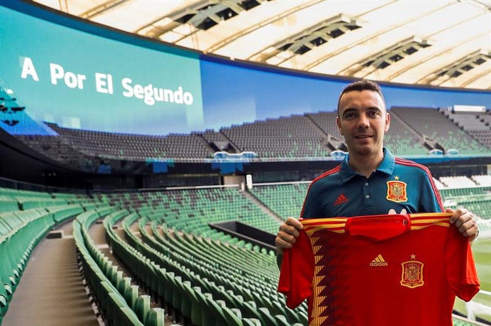 Iago Aspas fue el gran héroe español de la última jornada de la fase de grupos. EFE