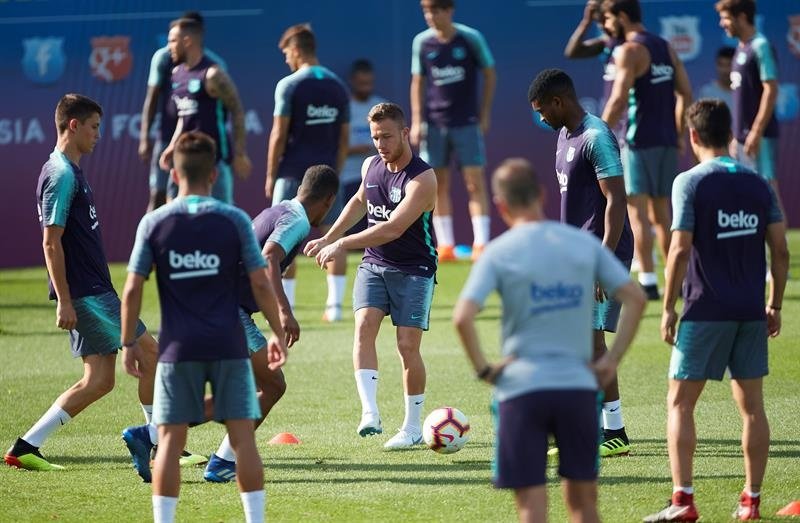 Valverde sigue rotando a los canteranos en las sesiones de la semana