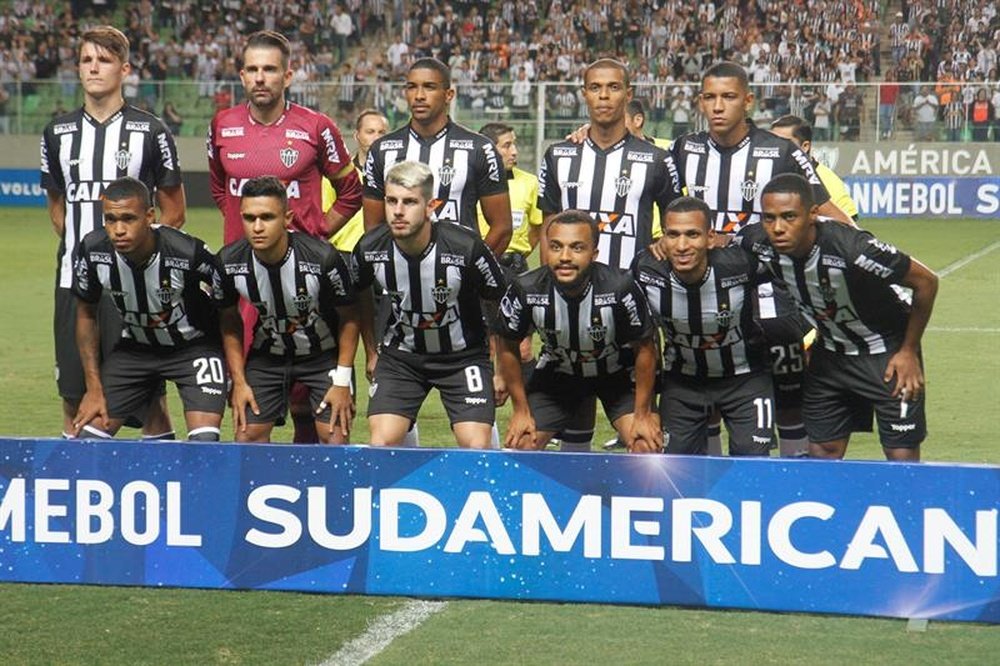 Con el empate, Atlético Mineiro baja a la cuarta plaza. EFE