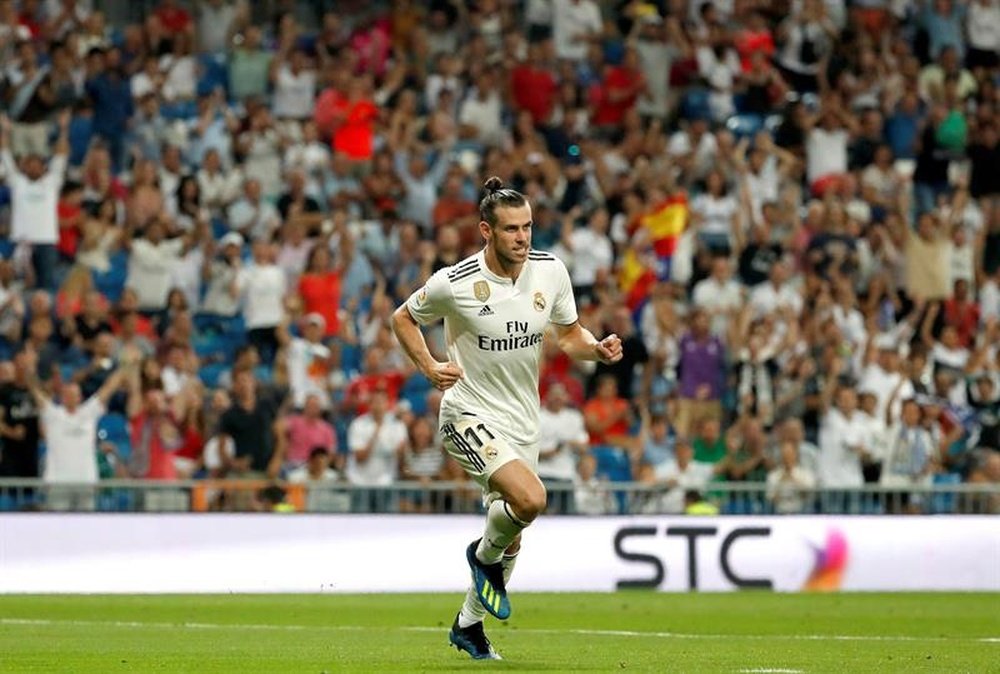 Gareth Bale hizo el segundo del Madrid al Getafe. EFE