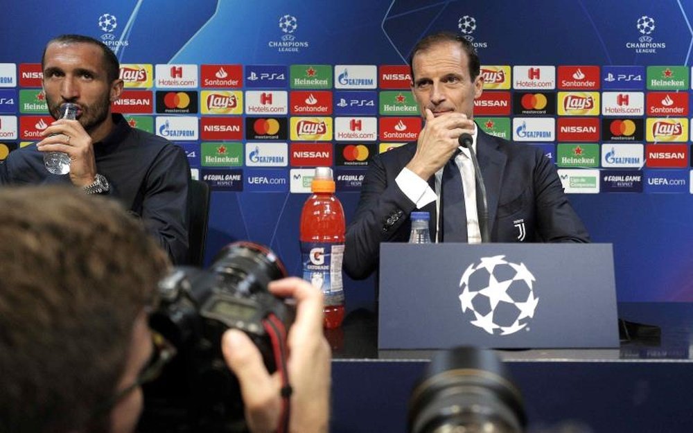 Allegri quiere empezar la Champions con buen pie. EFE