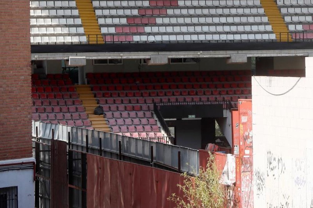 El estadio de Vallecas, a punto para la reapertura. EFE/Archivo