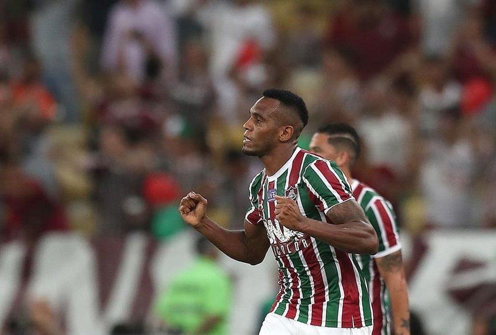 Fluminense y Nacional se enfrentan en la Sudamericana. EFE