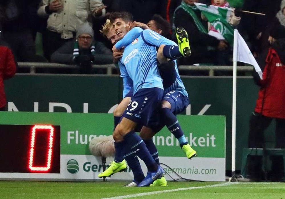 El Bayer arrasó al Werder Bremen a domicilio. EFE