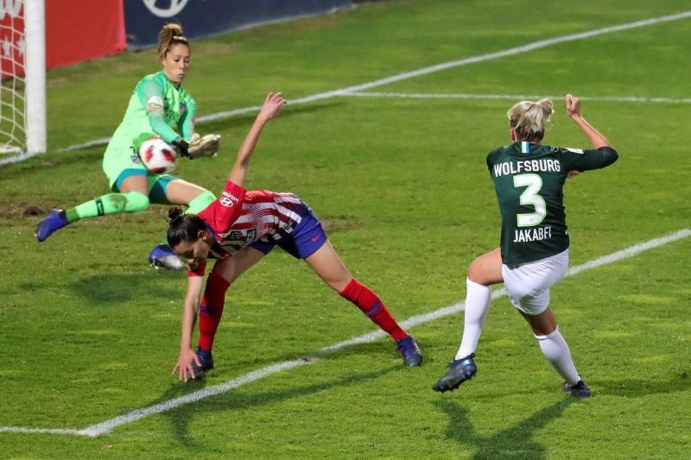 El Wolfsburgo ha arrollado al Atleti Femenino. EFE