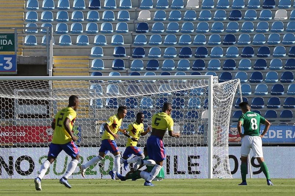 Angulo le dio la victoria a Colombia.
