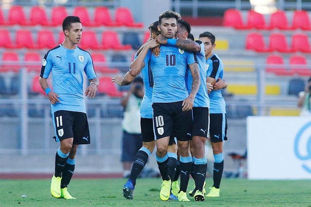 La Selección Uruguaya pasó como tercera de grupo. EFE