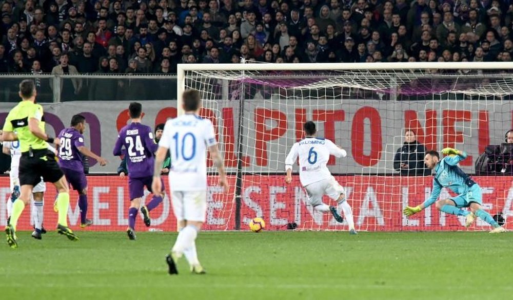 Muriel anotó el último gol de la Fiorentina. EFE