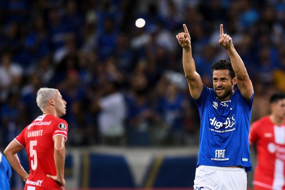Fred, clave en la victoria de Cruzeiro. EFE