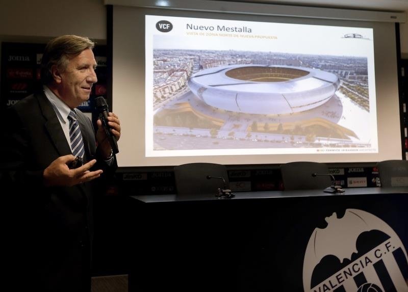 El nuevo Mestalla empieza a ser una realidad. EFE/Archivo