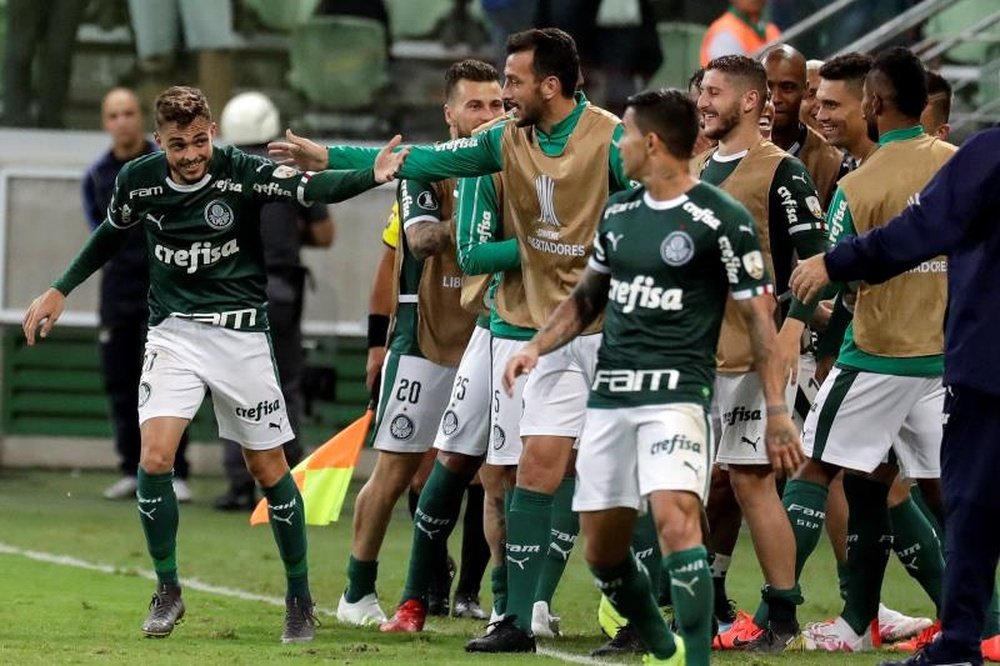 A Palmeiras le resta un punto para ser equipo de octavos de final. EFE