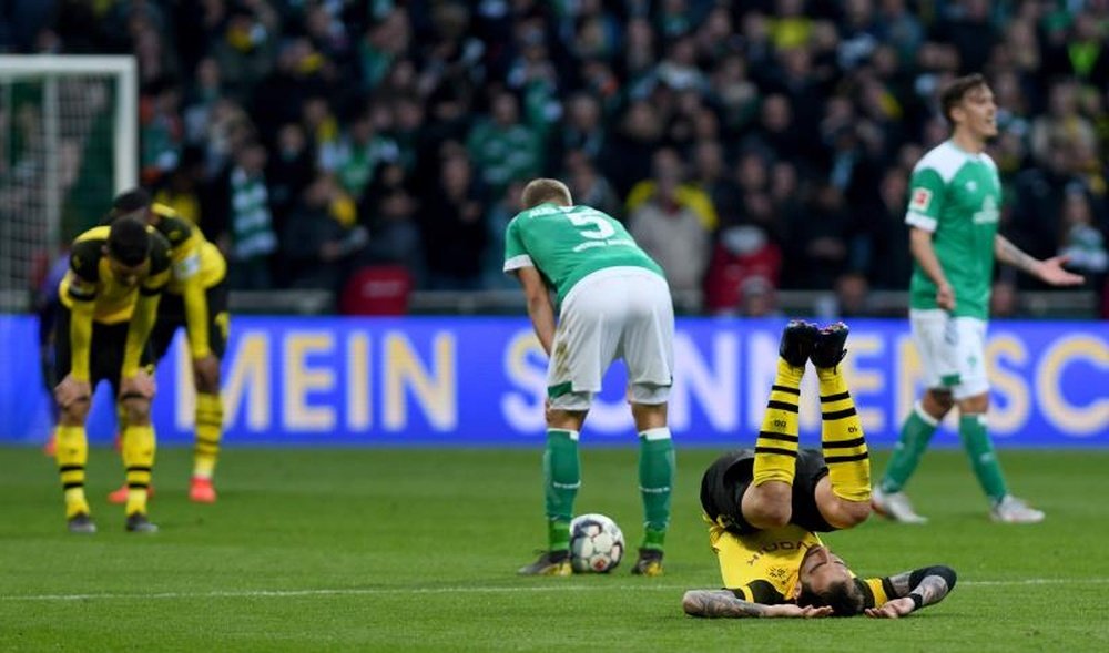 El Borussia Dortmund empata y el Bayern se acerca al título. EFE/EPA