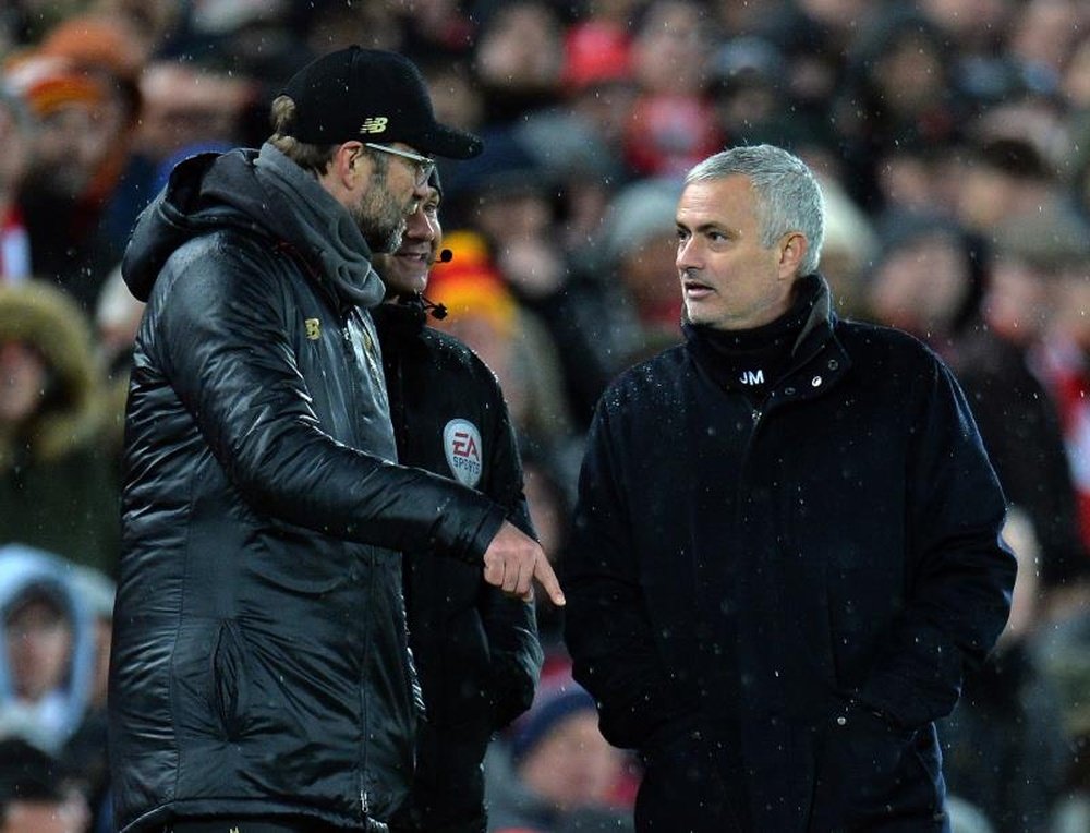 Mourinho eleva la presión sobre Klopp. EFE/Archivo