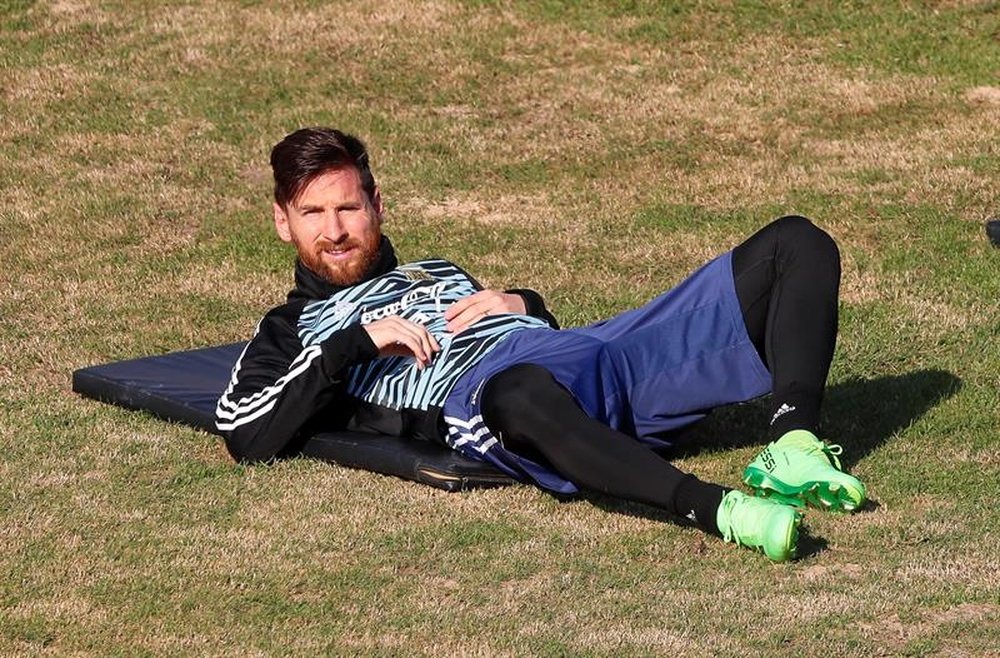 Argentina arranca su preparación sin Messi. EFE/Archivo
