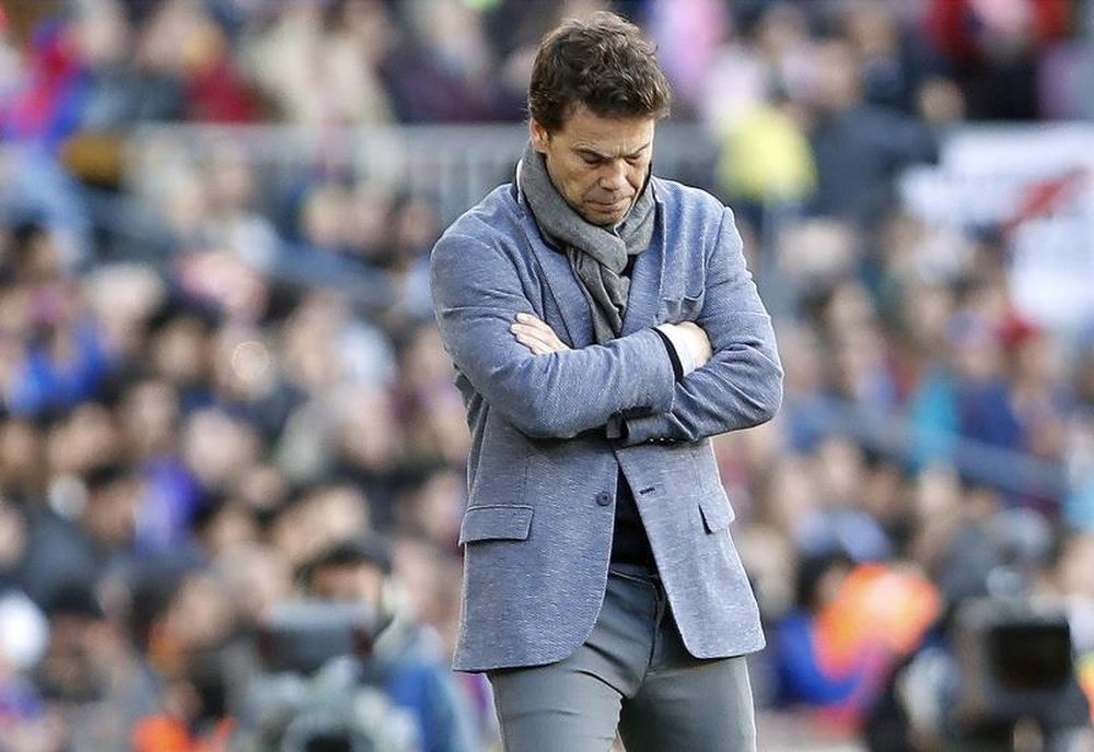 Rubi deja de ser entrenador del Espanyol. EFE/Archivo