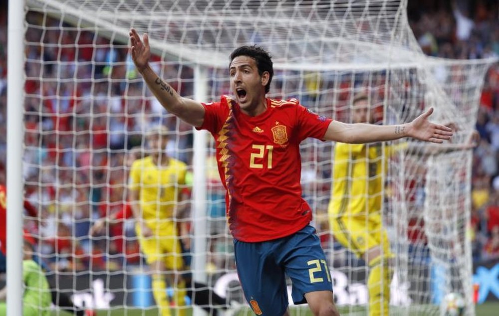 Dani Parejo alabó el juego de la Selección tras la victoria ante Suecia. EFE