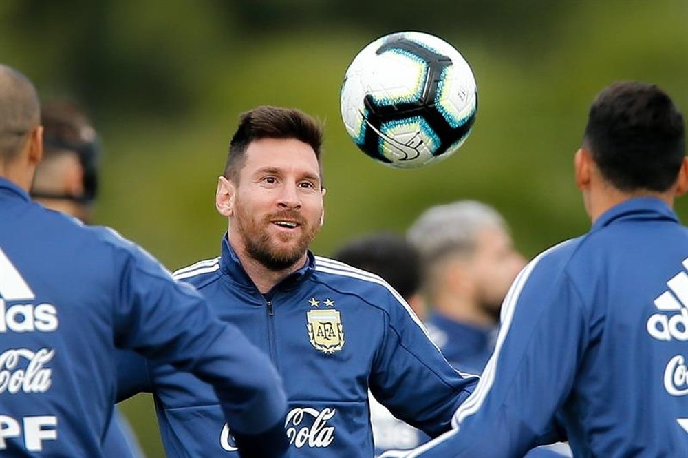 Messi, líder de los 12 líderes de la Copa América. EFE