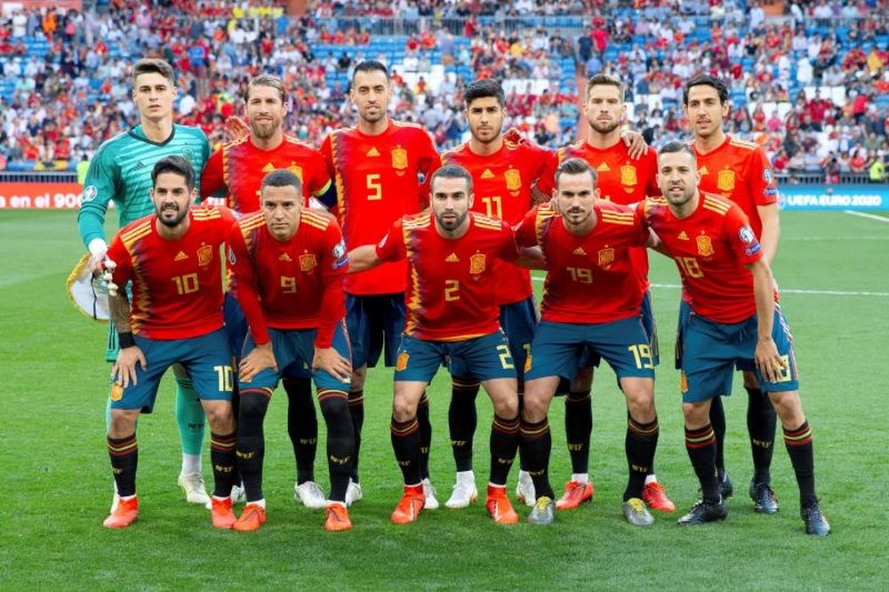 La Selección Española ya es séptima del Ranking FIFA. EFE/Archivo