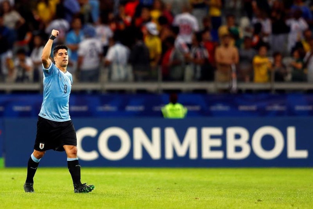 Luis Suárez mostró gran expectación por conquistar la Copa América. EFE