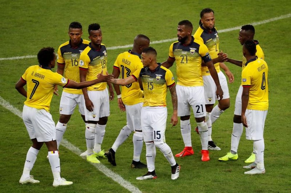 Ecuador tuvo un mal estreno ante Uruguay. EFE