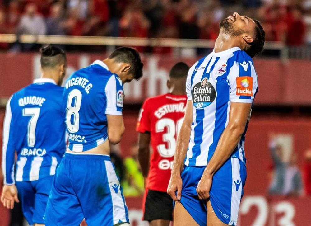 El Deportivo perdió el ascenso justo en la noche de San Juan. EFE