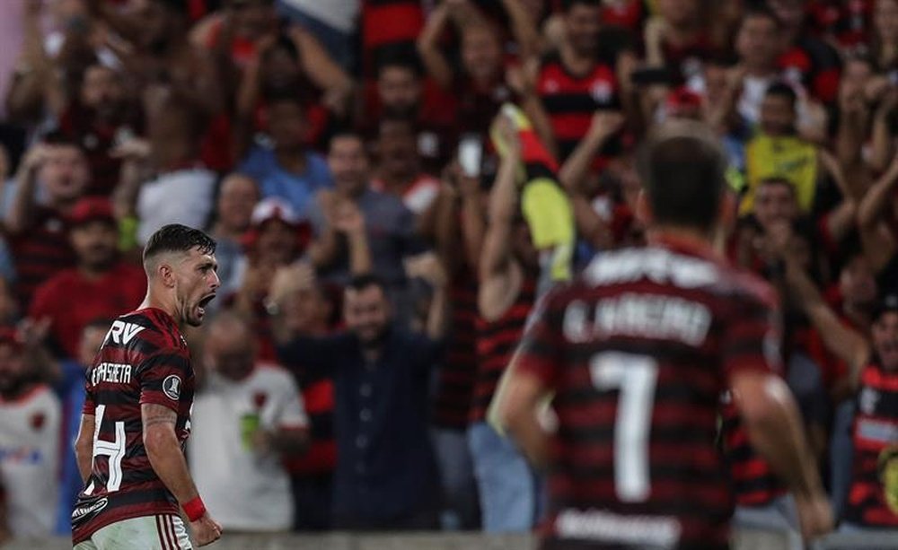 Flamengo aplastó a Goiás. EFE