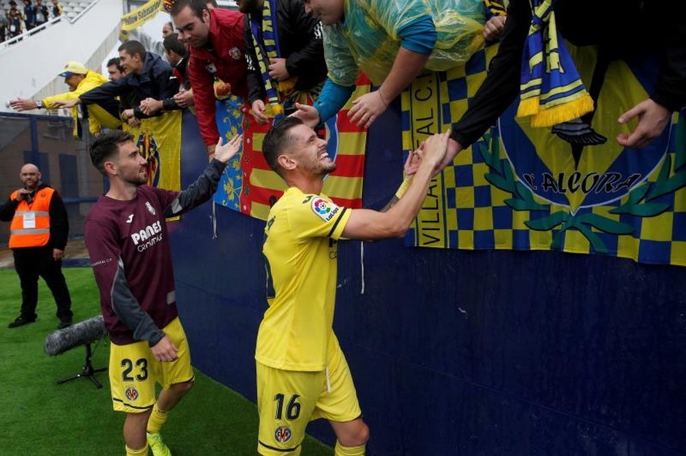 La media del Villarreal es de dos goles por partido. EFE