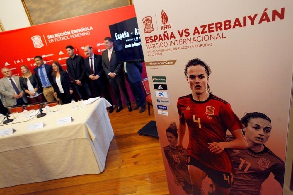 España Femenina recibe a Azerbaiyán. EFE