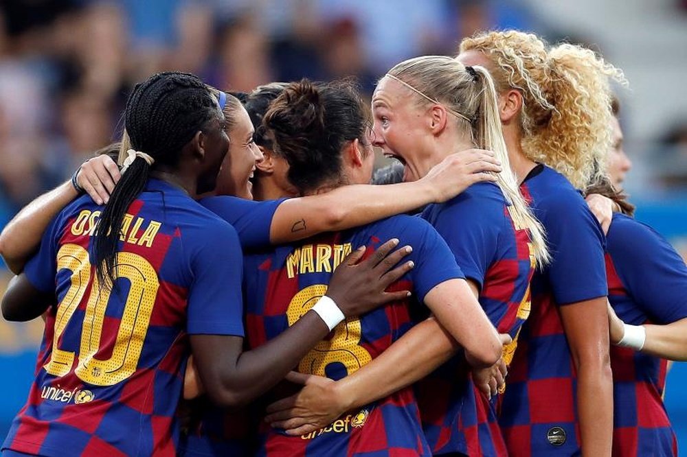El Barça retransmitirá al femenino en casa. EFE