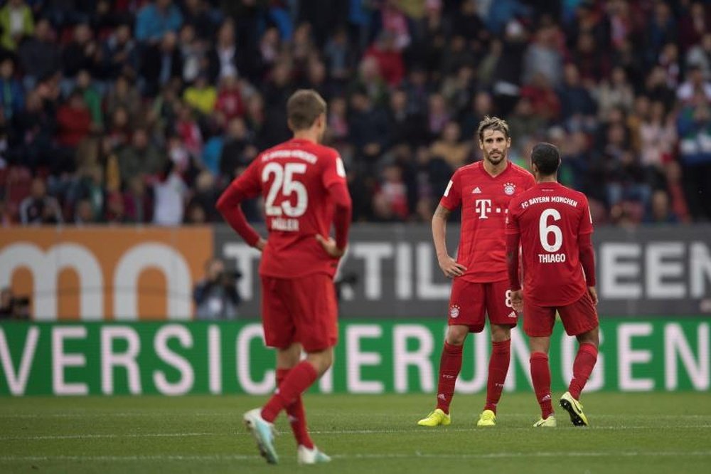El Bayern echa de menos la solidez de Javi Martínez atrás. EFE