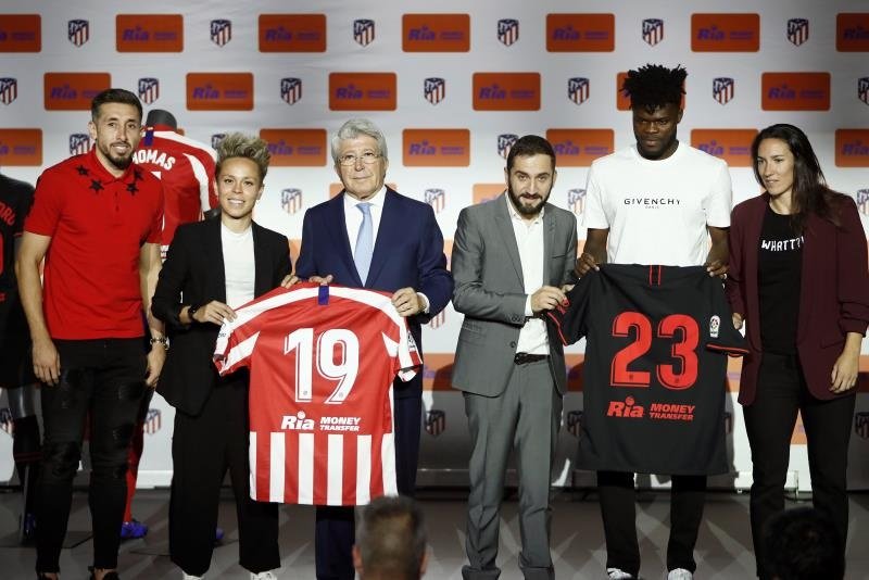 'Ria Money Transfer' se suma a la familia del Atlético. EFE