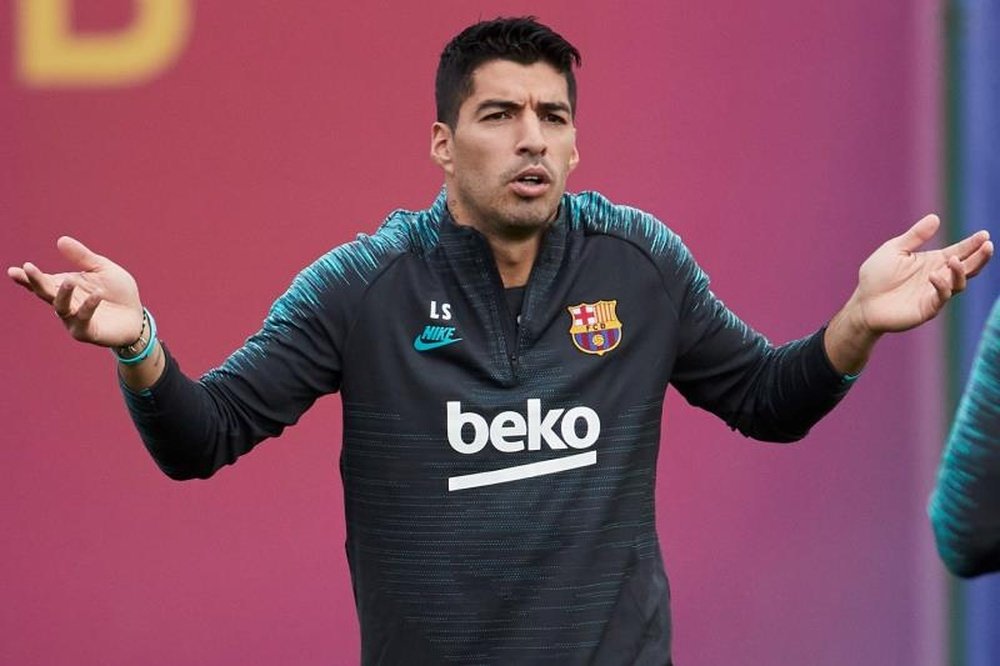 Suárez se sinceró en los canales del Barça. EFE