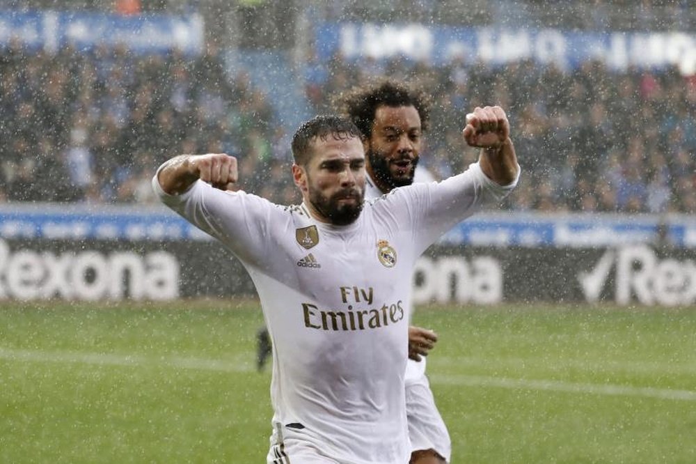El Madrid marca el ritmo; Odegaard y la Real ya no sorprenden. EFE/David Aguilar