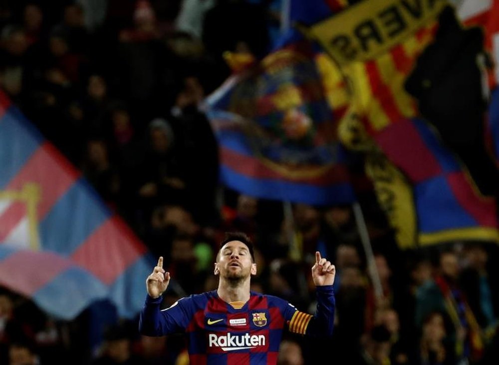 El Barça ganó al son de Messi. EFE