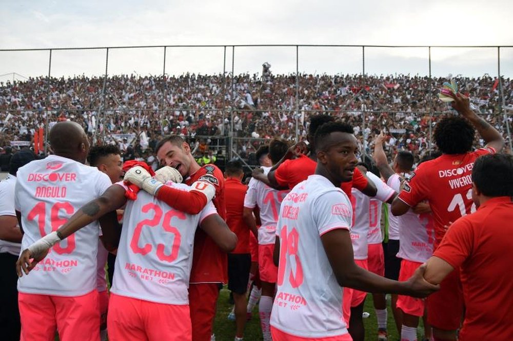 Liga de Quito se cita en la final con Delfín. EFE