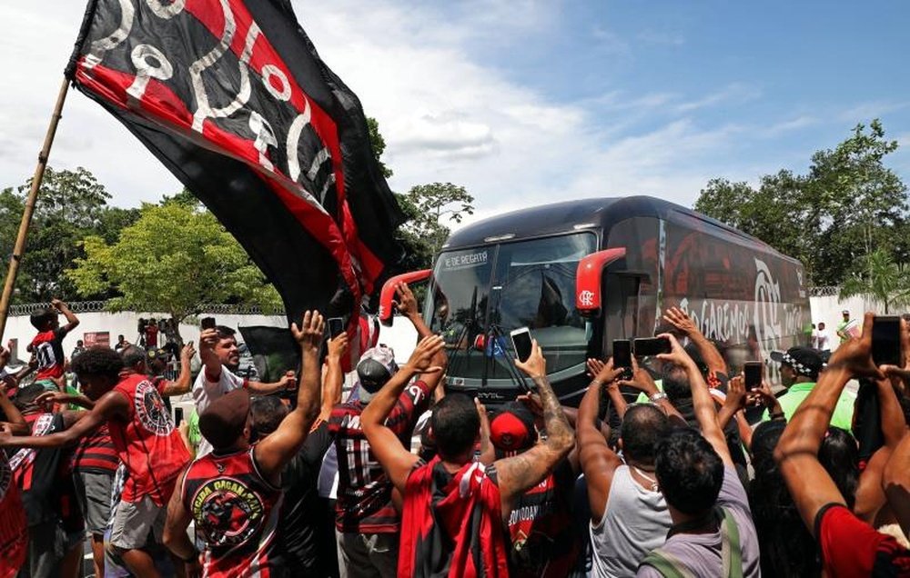 Flamengo ya va camino del Mundial. EFE