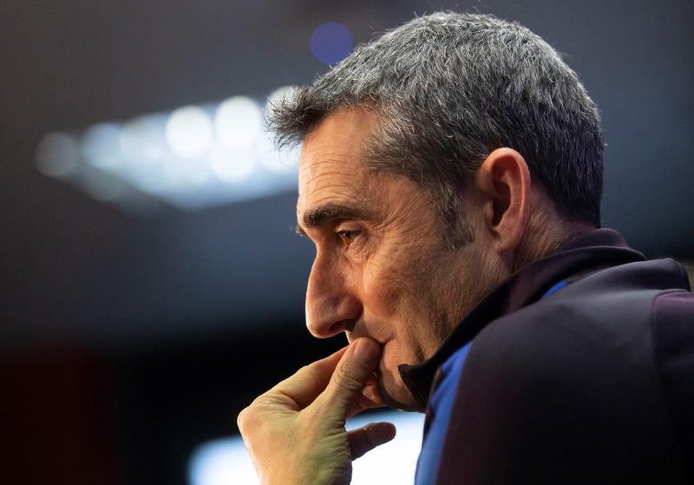 Valverde no teme que ocurra nada en el 'Clásico'. EFE/Enric Fontcuberta