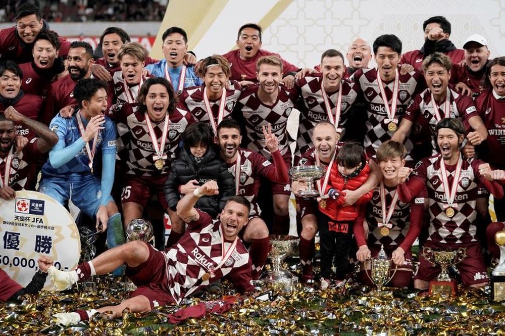 El Vissel Kobe, campeón de la Copa Emperador. EFE/EPA