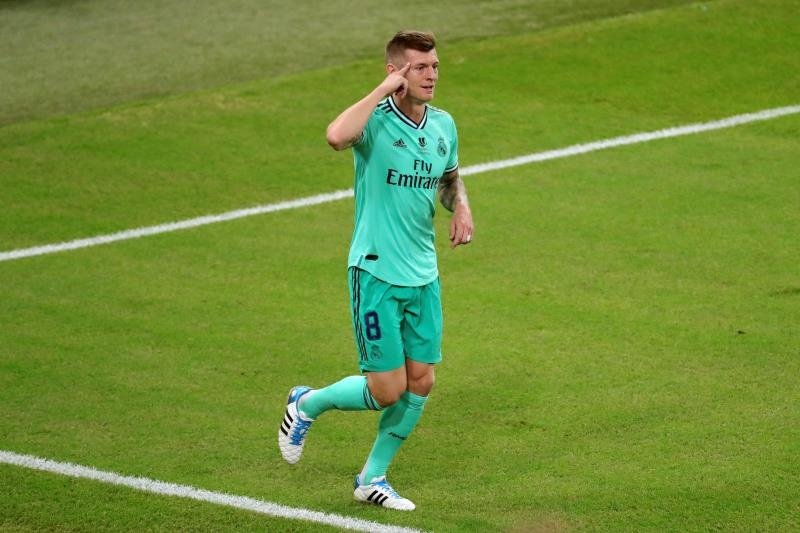 El secreto del toque de Toni Kroos está en sus botas. EFE