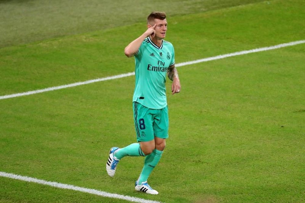 El secreto del toque de Toni Kroos está en sus botas. EFE