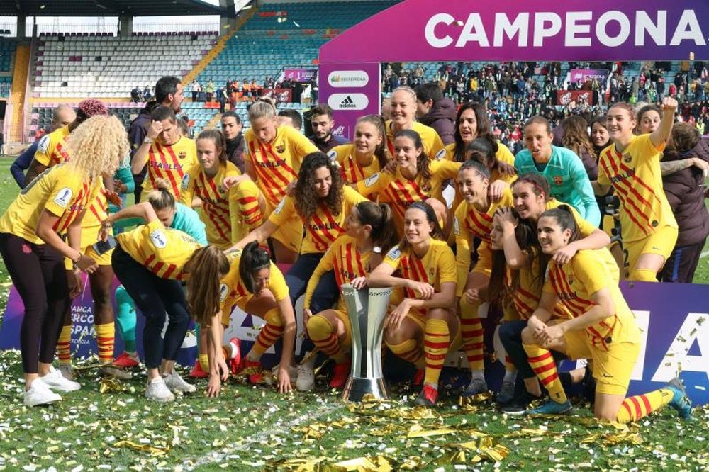 El Barça Femenino está dispuesto a ganarlo todo. EFE