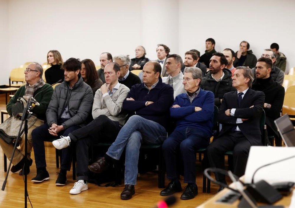 Amaya y Xavi Torres, condenados a prisión por el 'caso Osasuna'. EFE