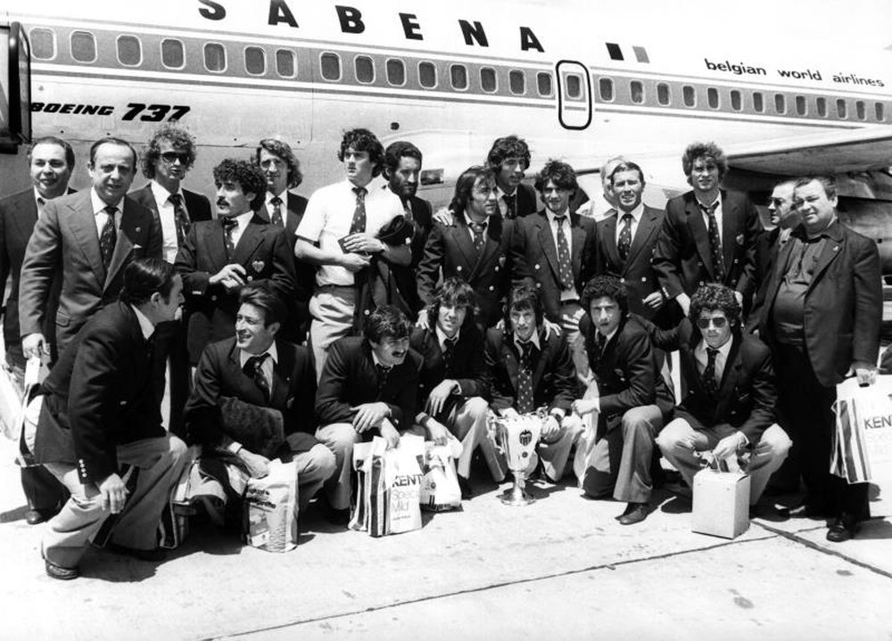 El Valencia ganó la Recopa en 1980. EFE