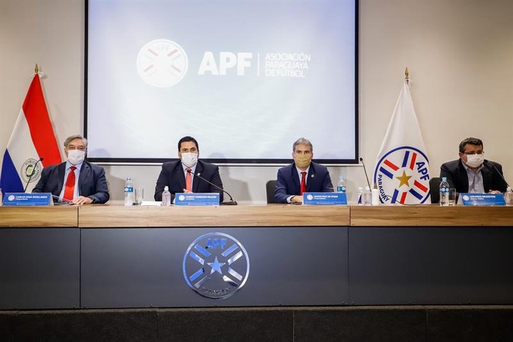 Paraguay volverá el 17 de julio sin público. EFE/Nathalia Aguilar